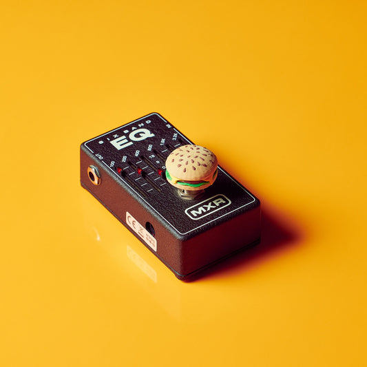 Burger effects pedal switch button