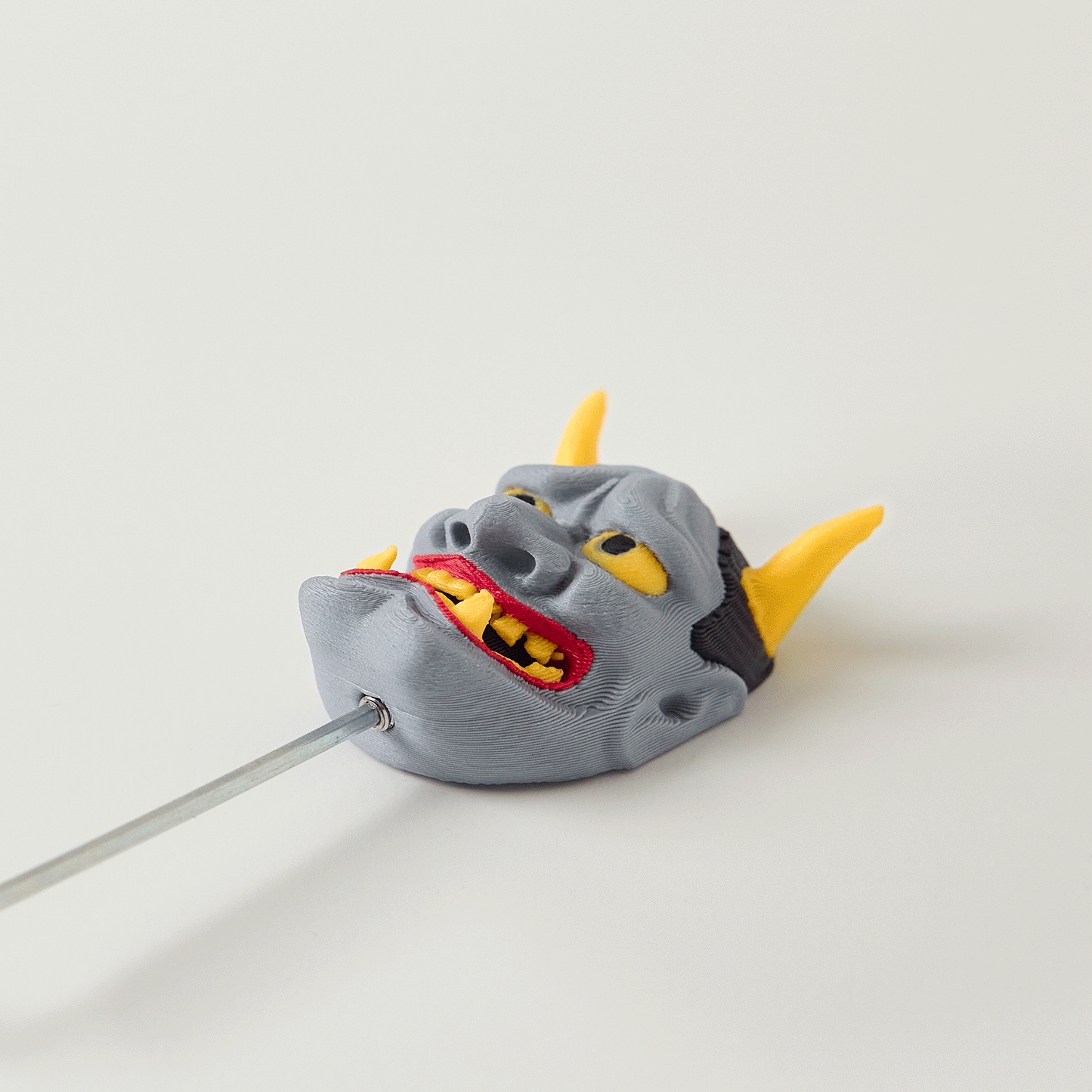 Mr.MojoFx Mask Topper — fitting Japanese mask topper onto guitar effects pedal footswitch with 1.5mm allen key