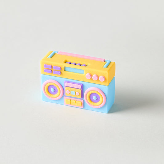 Mr.MojoFx Boombox Topper retro boombox hand finished pedal switch topper for guitar and bass effects pedals